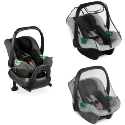 ABC Design Babyschale Tulip Asphalt Inkl Isofix Base & Zubehör