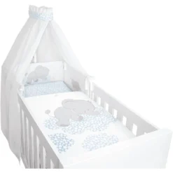 Bebella Vital Bettset 4-tlg. Lunafant Blau