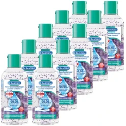 Dr. Beckmann Hand-Desinfektionsgel Lavendel & Vitamin E, 10 X 60ml