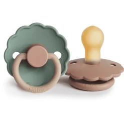 FRIGG Schnuller Daisy Rose Gold/Willow 0-6 Monate