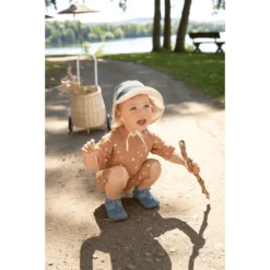 LÄSSIG UV-Schwimmanzug Bricks Karamell -Kinderwelt Verkauf laessig uv schwimmanzug bricks karamell a413240 3