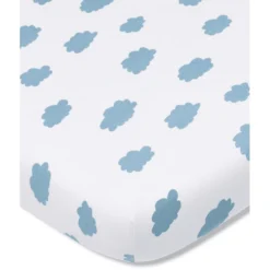 Pink No More Kinderbettlaken 70x140cm Baby-Accessoires Blau