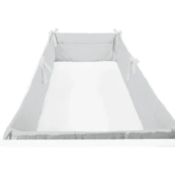 SONNE Rundumnestchen Uni 32x420cm Grau