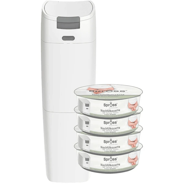 Spross Windeleimer Inklusive Vier Nachfüllkassetten 1 Spross Windeleimer Inklusive Vier Nachfüllkassetten