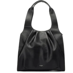Storksak Wickeltasche Kaia Leather Black