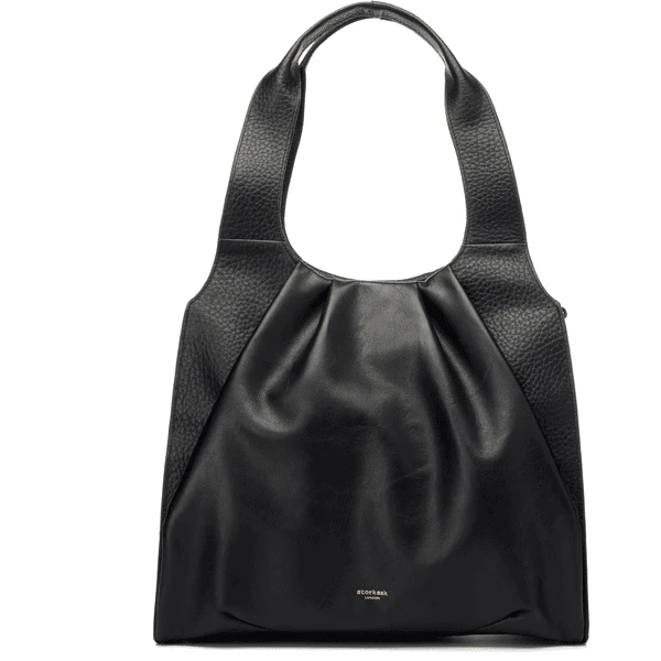 Storksak Wickeltasche Kaia Leather Black 1 Storksak Wickeltasche Kaia Leather Black